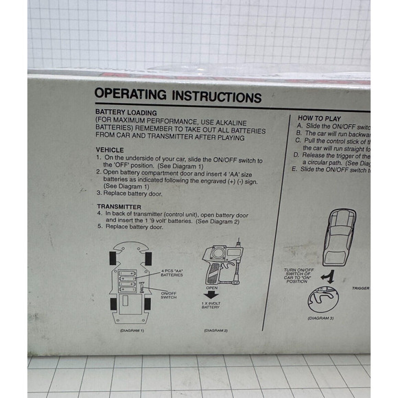 1995 Mean Streets SCIENTIFIC Toys Radio Control NIB Mustang No 30834 EUC - Picture 13 of 16